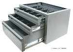 3 Drawer Steel Cabinet for Commercial Vans