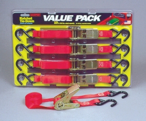 Ratchet Tie Down 4-pack