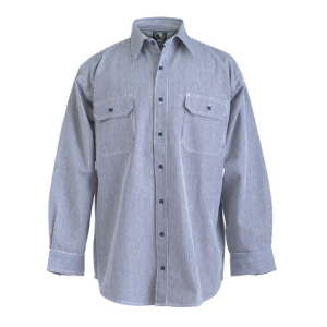 Button Front Long-Sleeve Logger Shirt