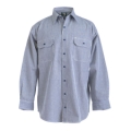 Button Front Long-Sleeve Logger Shirt