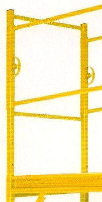 Scaffolding Guard Rail End Frame with Mid Rail