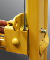work platform lock pins