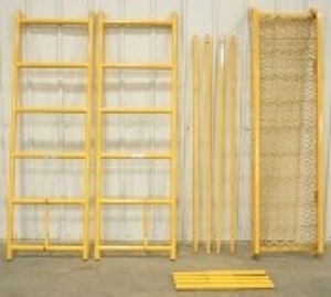 telescopic adjustable scaffold work platform extension