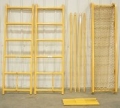 telescopic adjustable scaffold work platform extension