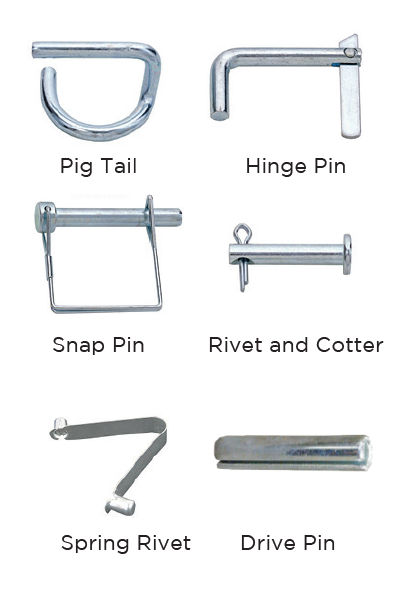 Construction Scaffold Insert Pin Attachment Options