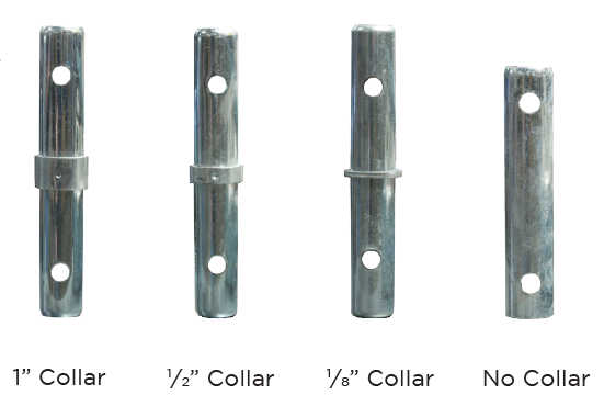 Construction Scaffolding Insert Pin Options