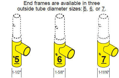 scaffolding tube size