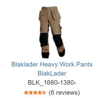 Blaklader Heavy Work Pants