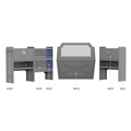 Telecom Van Package 43" H Shelves for Transit Connect