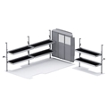 Folding Shelves Van Package for ProMaster with 159" Wheelbase