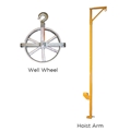 scaffolding hoist arm