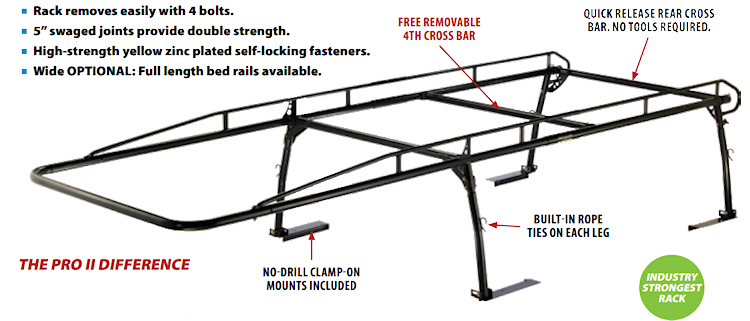 pickup truck rack construction