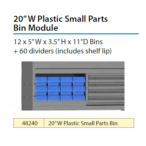 Small Parts Bin Module 