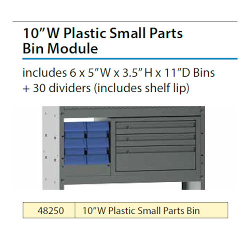 Small Parts Bin Mudule