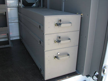 commercial van drawers