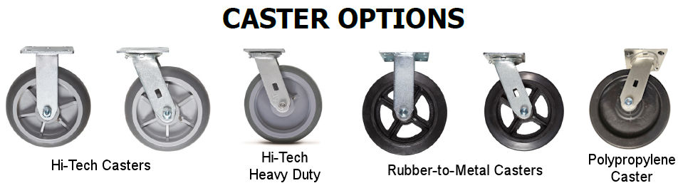 Nu-Wave Cart Caster Selection