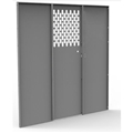 Van Partition - Perforated Door - Solid Sides - Sprinter Std Roof, NV High Roof, ProMaster Std/High/Super High Roof Vans