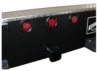 LED rear lights in bumper