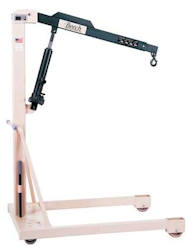floor staddle crane