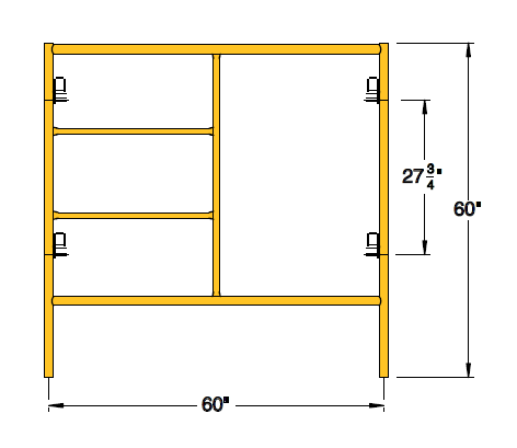 Bil-Jax Steel Step Frame Scaffolding