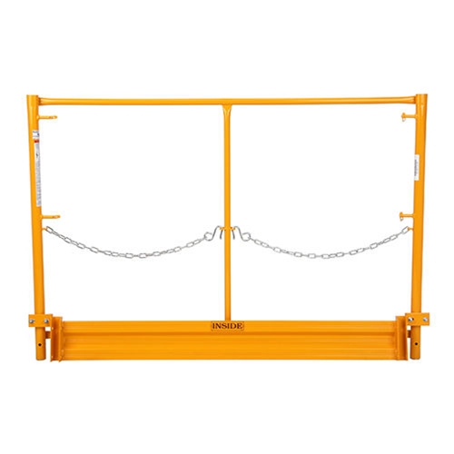 scaffold guard rail end panel
