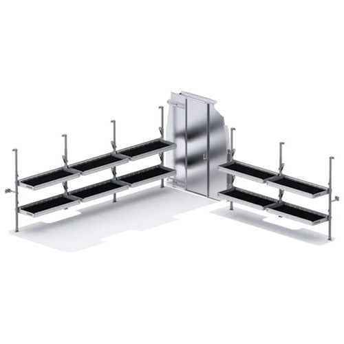 Folding Shelves Van Package for Sprinter with High Roof and 170" Wheelbase