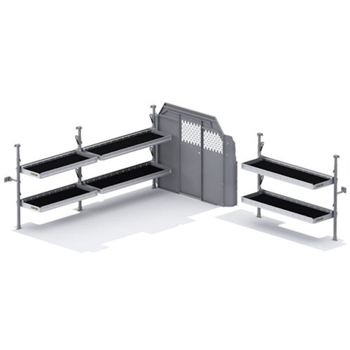 Folding Shelves Van Package Max for Transit Low Roof 148" Wheelbase