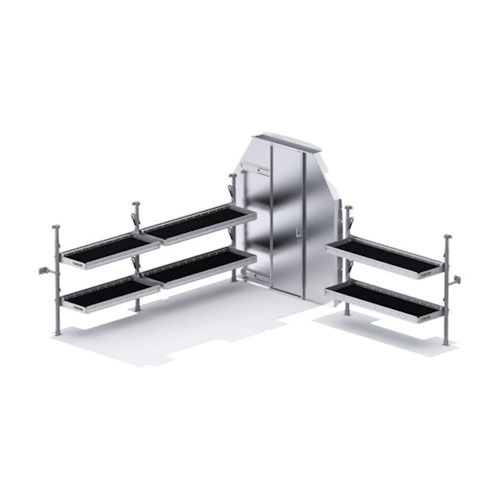 Folding Shelves Van Package for Transit with High Roof 148" Wheelbase