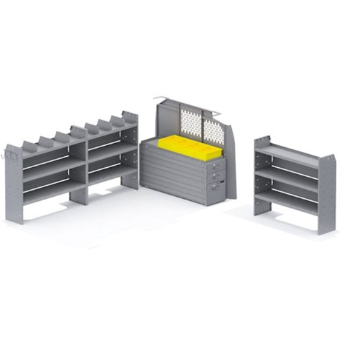 Heavy Duty Drawers Van Package for GM / Chevy with 155" Wheelbase
