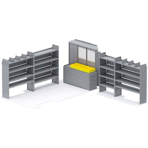Heavy Duty Drawers Van Package for ProMaster with Std or High Roof & 159" Wheelbase