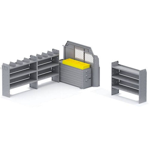 Heavy Duty Drawers Van Package for Sprinter with Std Roof and 144" Wheelbase