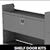 Door for commercial van shelves