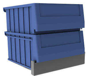 Stackable Dividable Plastic Storage Bin