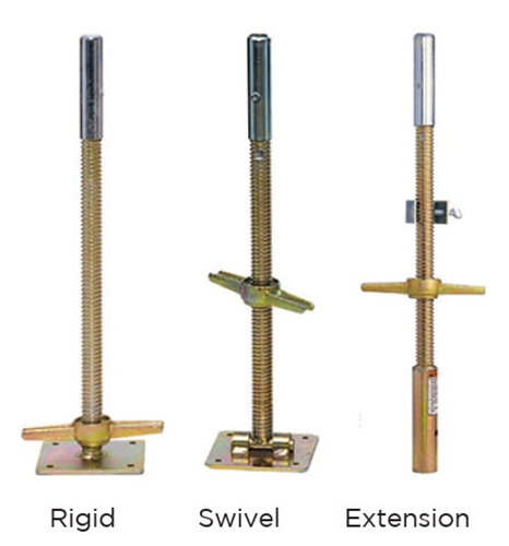 scaffolding leveling jack