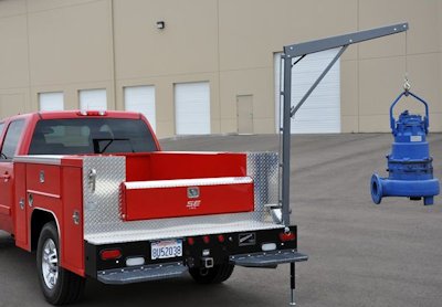 utility truck crane