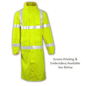 Icon High Visibility Reflective Raincoat - Inventory Reduction